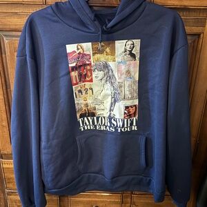 Taylor Swift The Eras Tour Blue Hoodie